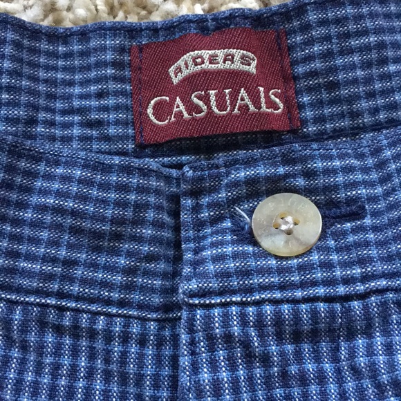 Blue plate shorts sz 10 M RIDERS - Picture 2 of 4